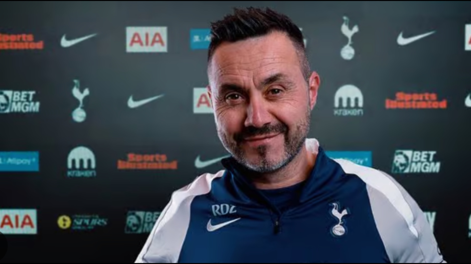 Roberto De Zerbi siguron  Do të qëndroj te Tottenham edhe vitin tjetër sido që të shkojë