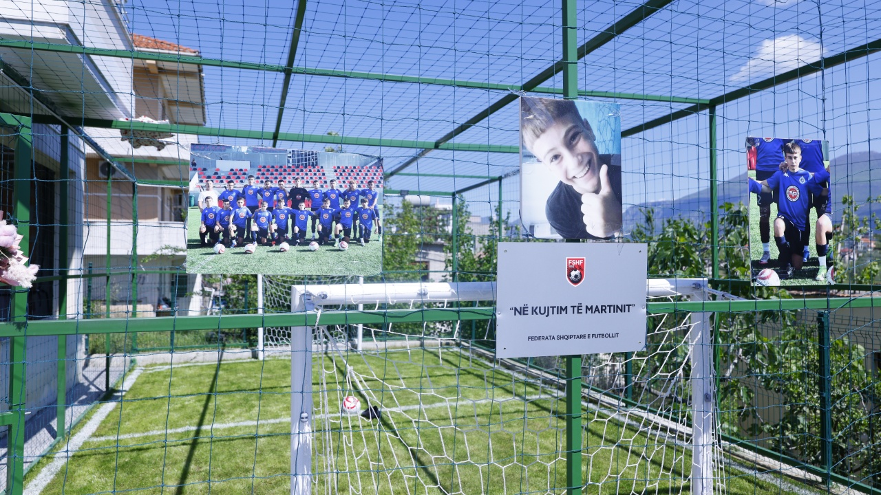  Në kujtim të Martinit   FSHF nderon 14 vjeçarin e ndjerë me një mini fushë për komunitetin dhe të rinjtë