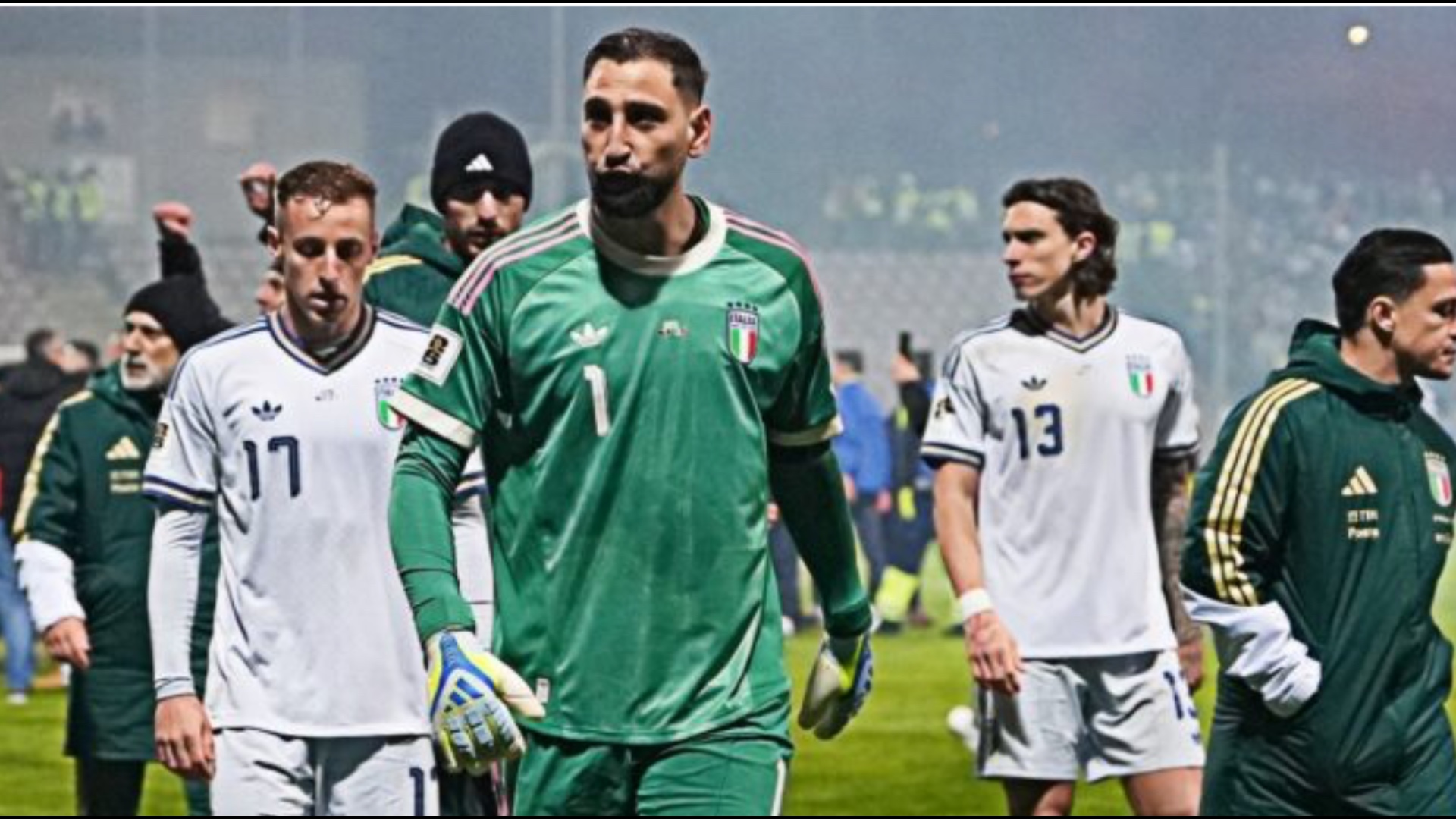 Fotografia  për të qarë  e  Të Kaltërve   as 30  e lojtarëve të Serie A nuk janë italianë