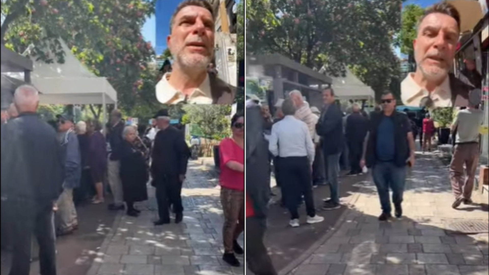 Dhjetëra pensionistë në radhë për abonetë falas  Braçe  Kjo është vuajtje e përmuajshme për të moshuarit