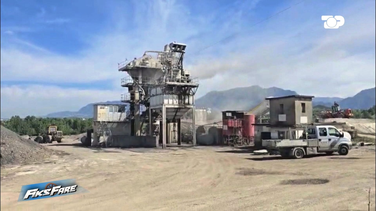 Fiks Fare  Fabrika e asfaltit ndot dhe  helmon  lagjen në Kamëz  firma justifikohet se ka bërë vetëmonitorim