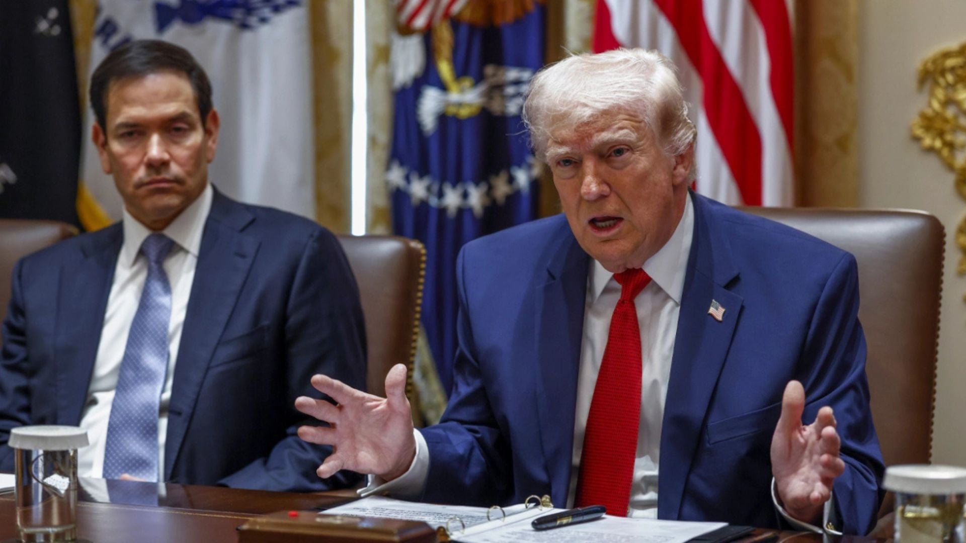 presidenti-trump-do-marre-vendim-shume-shpejt-rubio-per-luften-ne-iran-teherani-po-mundohet-te-bleje-kohe