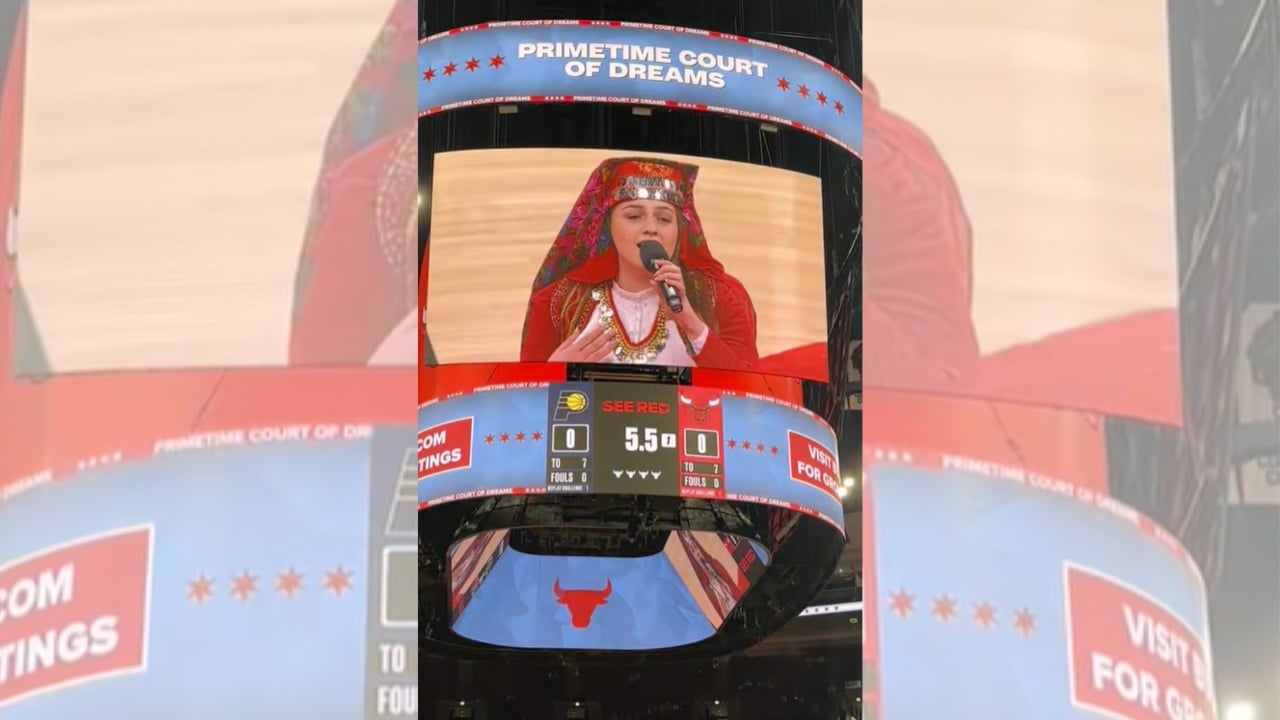 Video  Epike në NBA  momenti kur këndohet dhe kërcehet shqip në sfidën Chicago Bull   Indiana Pacers