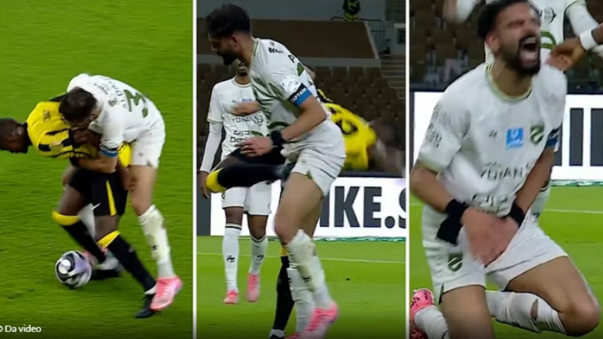 Inter  pa shiko pak çfarë bën Diaby  Francezit  i erren sytë  dhe godet kundërshtarin në pjesët intime