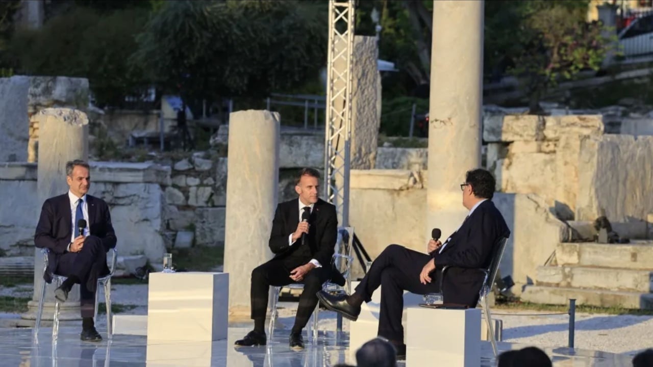 Marrëveshje ushtarake Greqi Francë  presidenti Macron me axhendë të fortë në Athinë