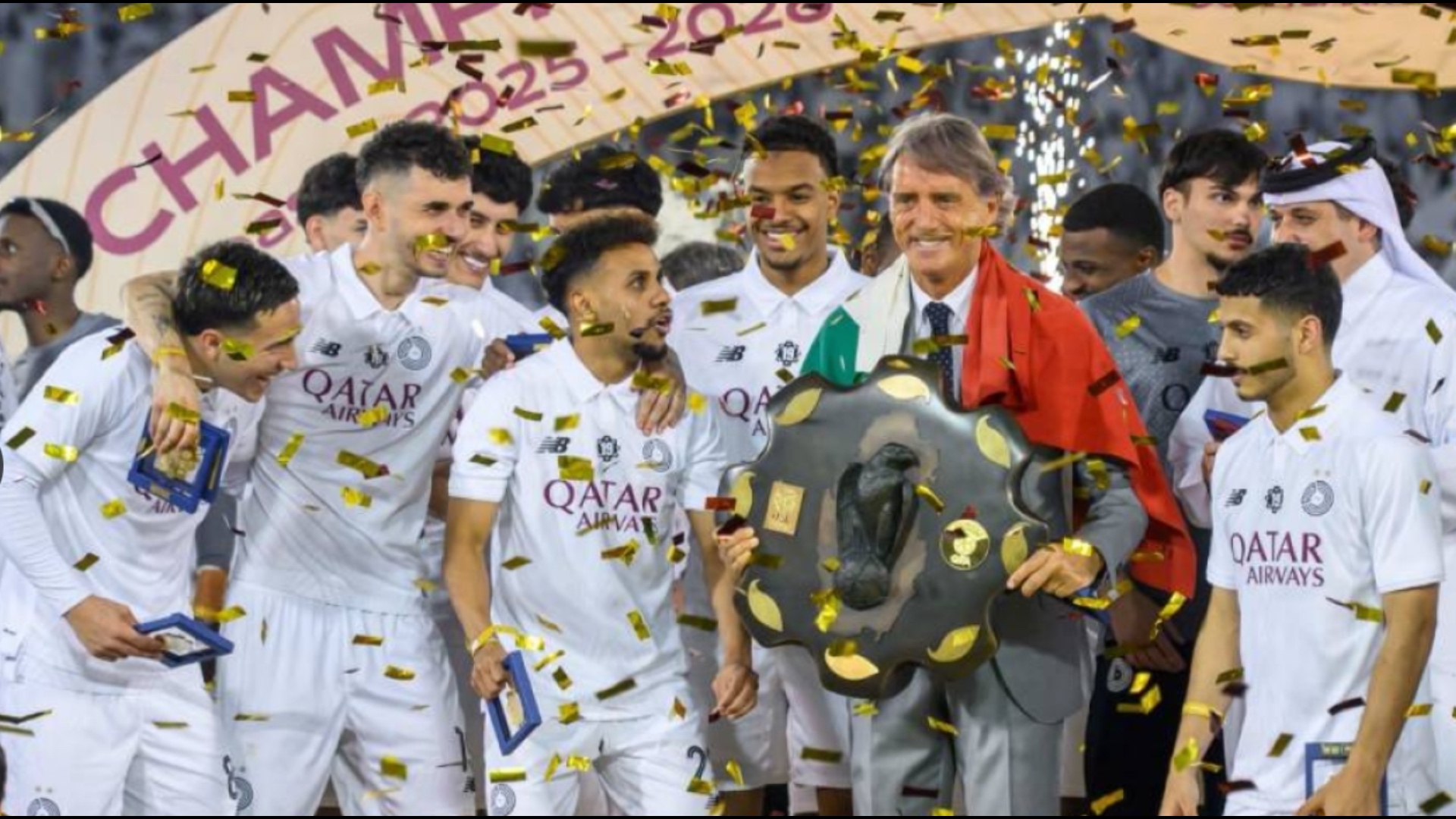 Tani është e vërtetë  Roberto Mancini dhe Al Sadd  zyrtarisht kampionë të Katarit