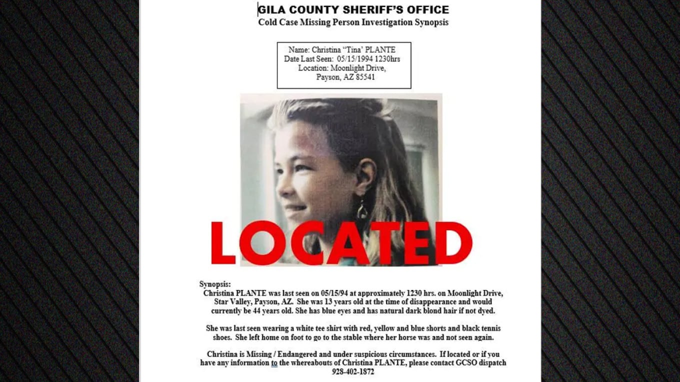 E zhdukur në vitin 1994 kur ishte 13 vjeç  gjendet gjallë pas 32 vitesh vajza në Arizona