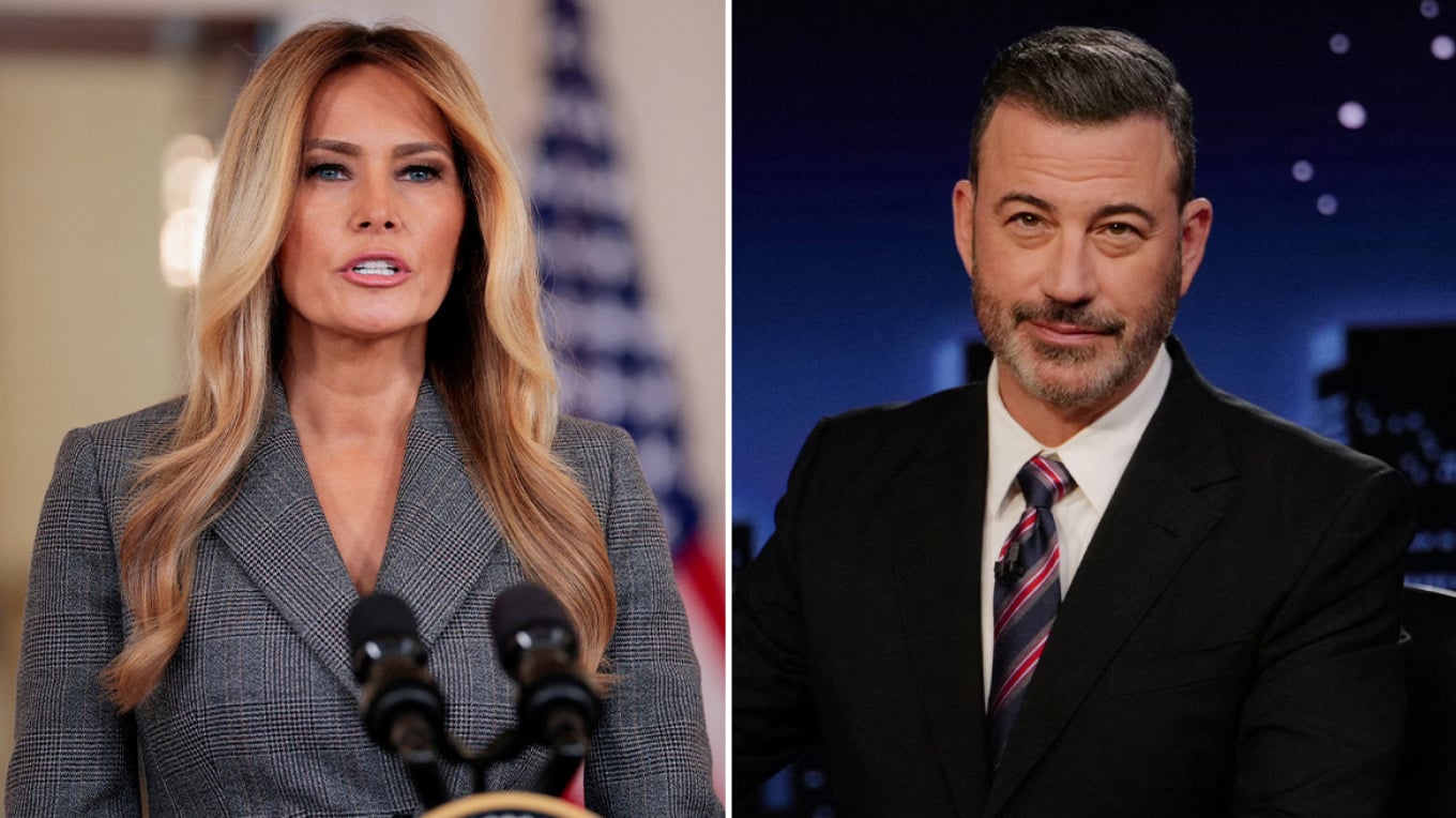  Ajo po shkëlqen si një vejushë e ardhshme   Melania Trump sulmon Jimmy Kimmel  I kërkon ABC të marrë masa pas monologut polemik