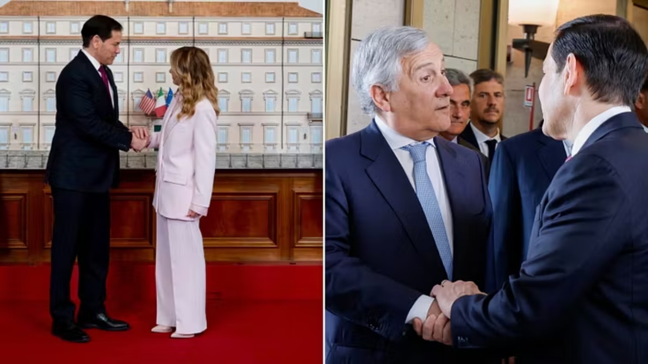 Vizita në Romë  Rubio takohet me Melonin dhe zv kryeministrin italian  Tajani  Edhe SHBA ja ka nevojë për Europën