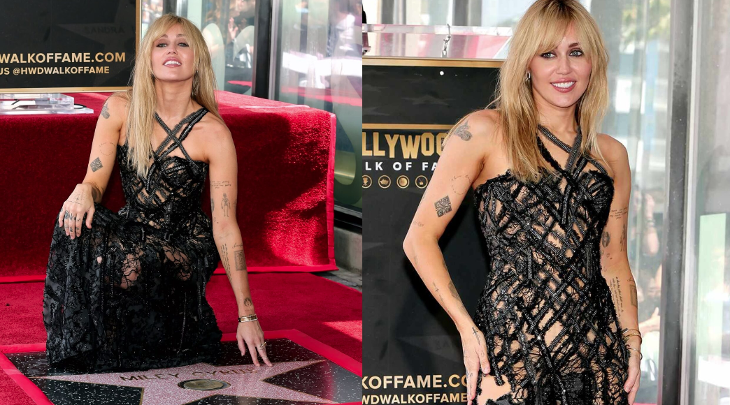 Miley Cyrus shpërthen në lot teksa merr yllin në  Hollywood Walk of Fame   Më duket si një ëndërr