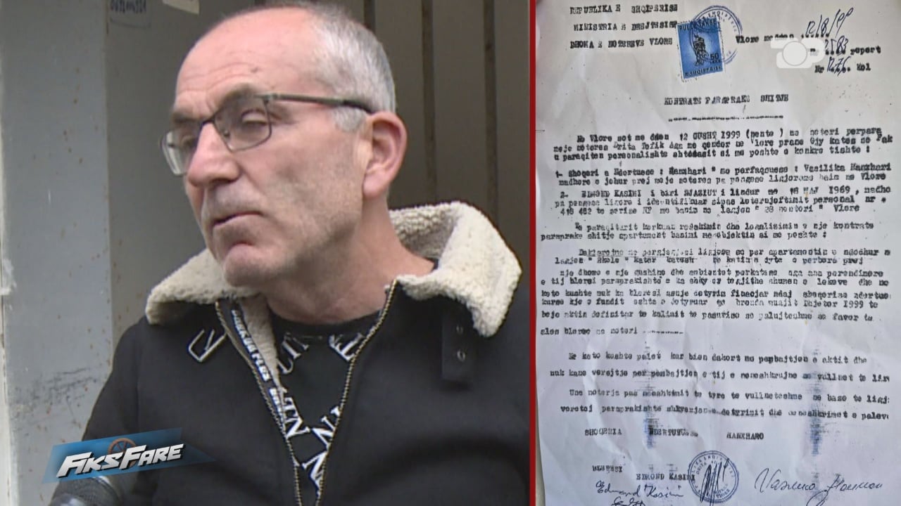 Fiks Fare   Duan të na marrin pronat për kullë   16 familje në Vlorë mbahen  peng  prej 27 vitesh nga firma  Hanxhari 