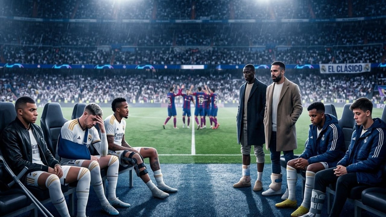 7 Mungesa  0 Shpresë  Mbappé  Valverde dhe gjithë mbrojtja jashtë  alarmi kuq  në Madrid 
