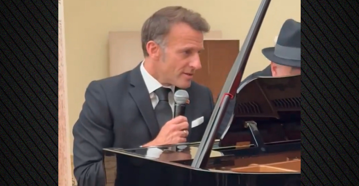 Video  Moment i pazakontë pas Samitit në Armeni  Emmanuel Macron këndon  La Bohème 