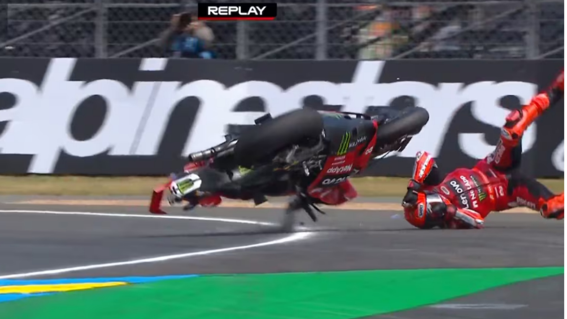 MotoGP në Le Mans  Frikë për Marc Marquez në Garën Sprint  rrëzohet dhe pëson frakturë në këmbë  do të operohet