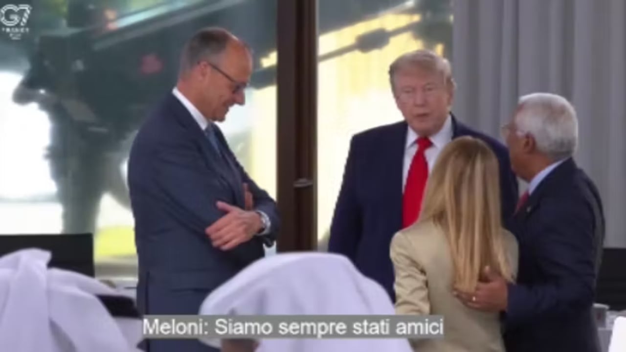 Video   Ne kemi qenë gjithmonë miq   Meloni përballet me Trump  Presidenti amerikan  Na keni braktisur 