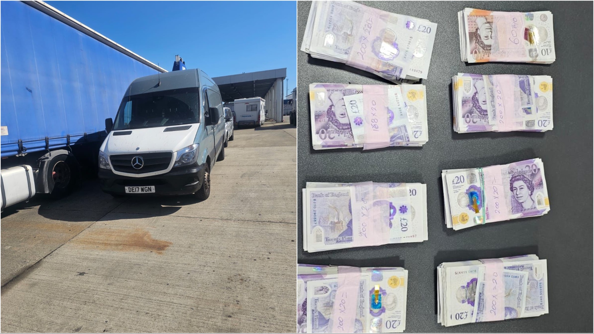 Kontrolle në Portin e Durrësit  sekuestrohen thuajse 30 mijë paund të padeklaruara