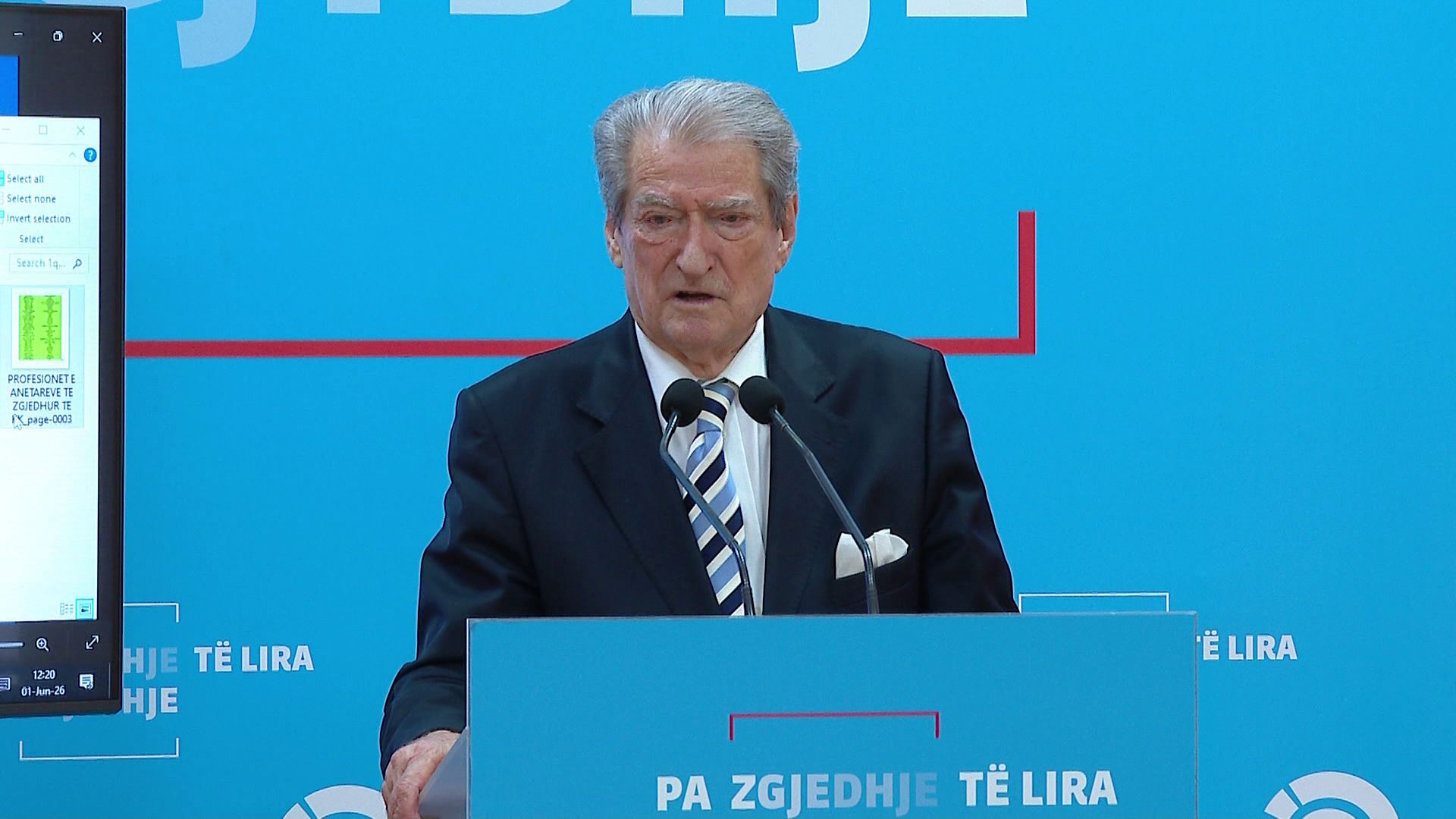 Berisha mbron listën e re  kreu i PD justifikon Këshillin Kombëtar dhe premton më shumë gra