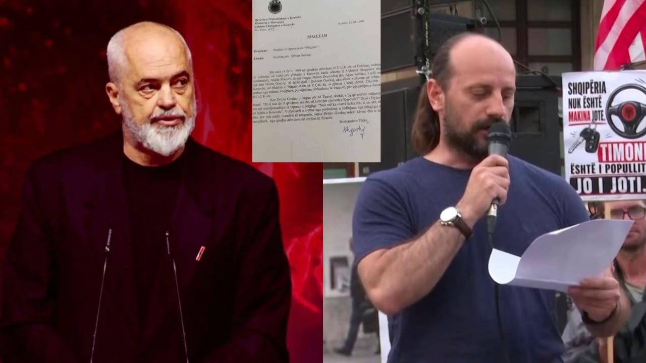 Lexoi 5 kërkesat e protestuesve  Rama nxjerr dokumentin e 1999 për Dritan Goxhajn  Manipulator  gjysma taleban e gjysma mitonan