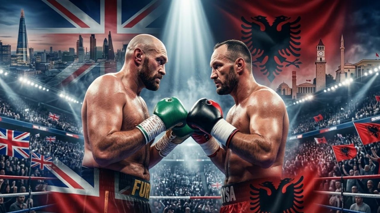 Ekskluzive   Shqiponja  sfidon  Mbretin   Nelson Hysa përballë Tyson Fury 
