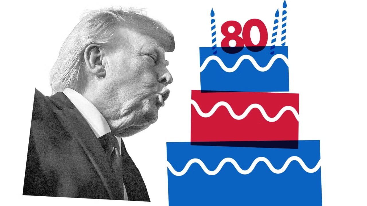 Feston sot 80 vjetorin e lindjes  Trump flet për hapjen e Ngushticës së Hormuzit dhe  dhuratë  për ditëlindjen e tij  Irani akuzon për deklarata të nxituara