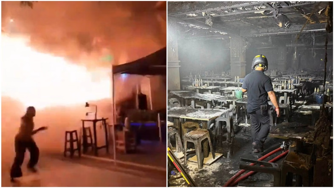 Video  Pamje tragjike nga Bangkoku  pub i përfshihet nga flakët dhe i merr jetën 27 personave