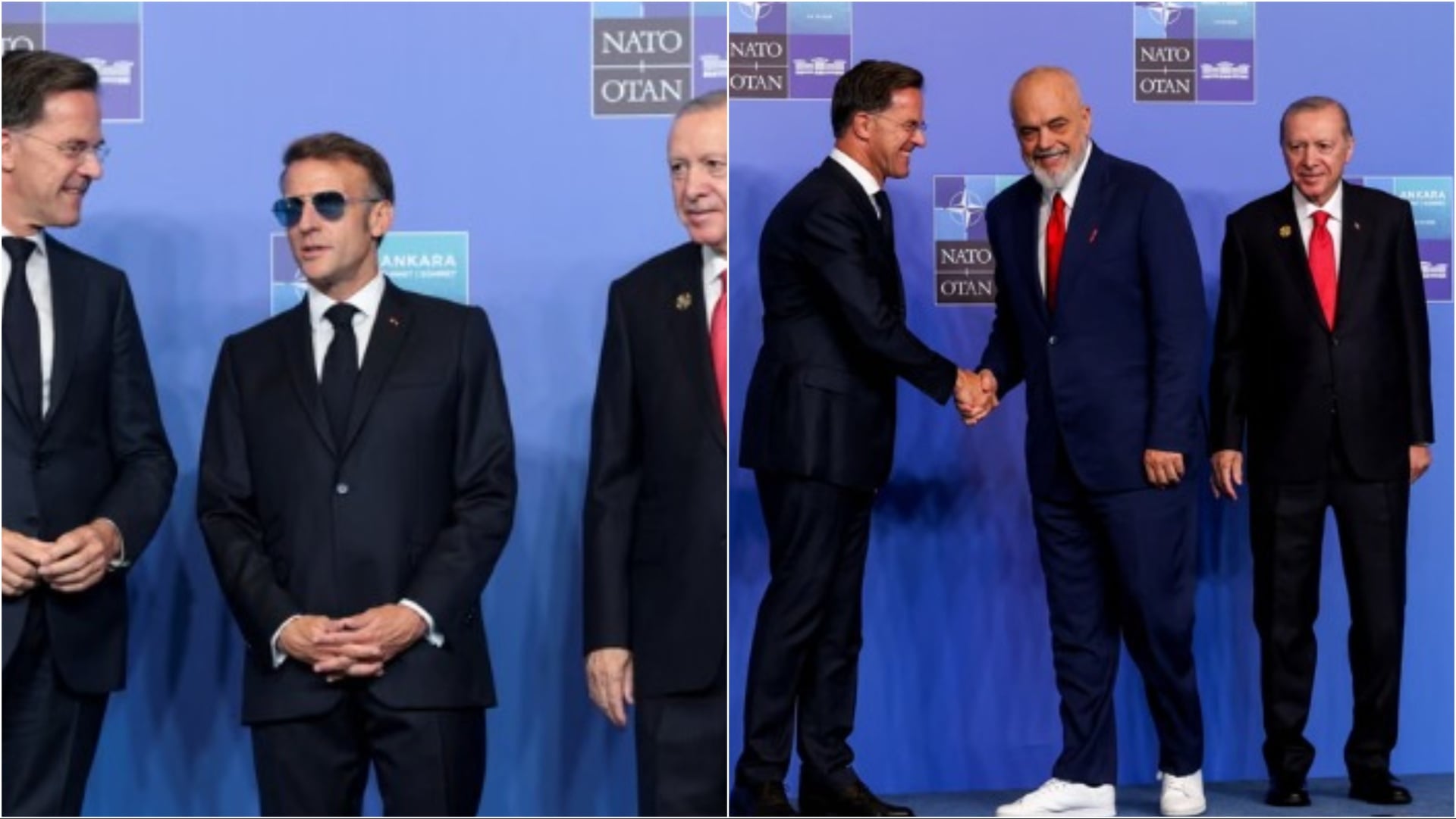 Nga Macron me syze të errëta te Rama me atlete të bardha  The Guardian publikon fotot pikante nga samiti i liderëve të NATO s në Ankara