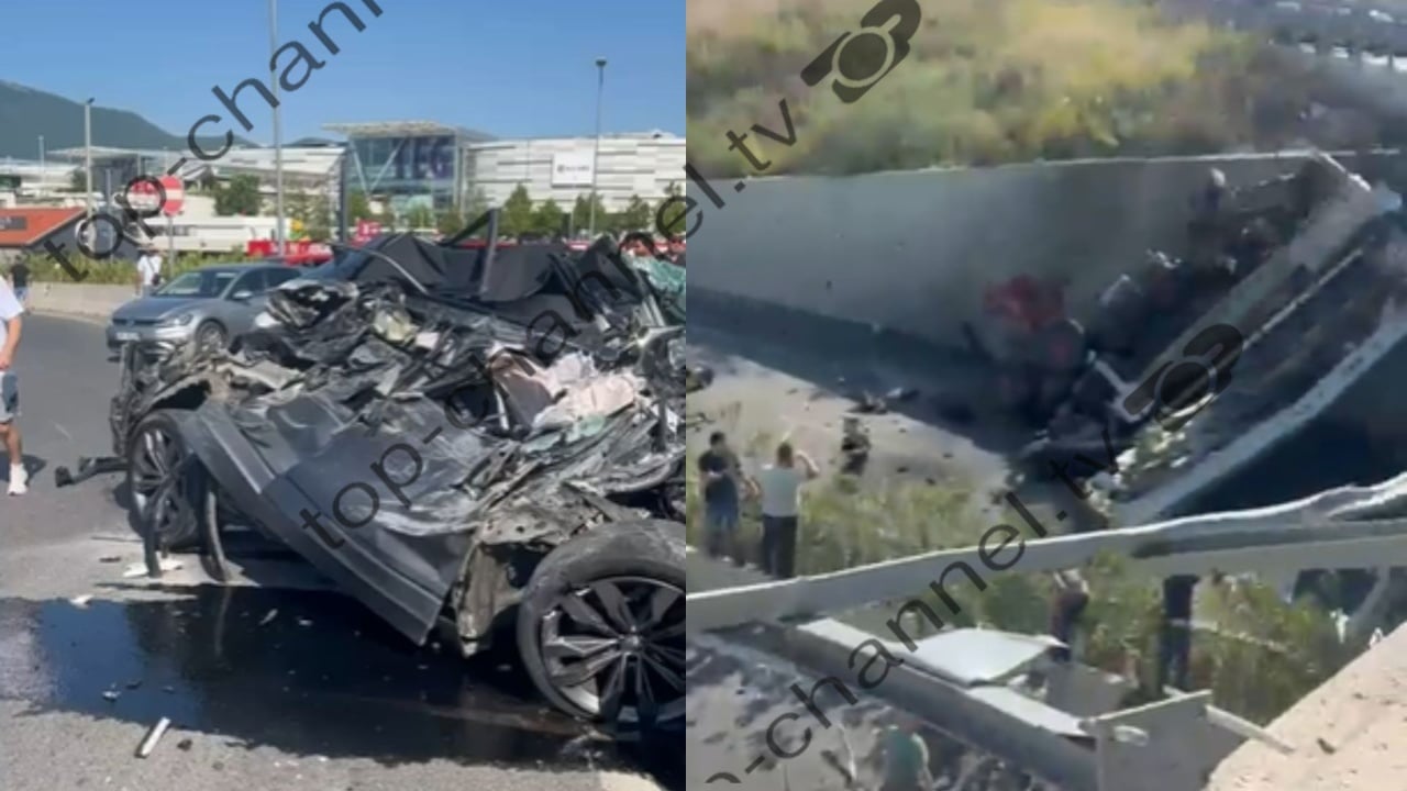 LIVE  Aksidenti i rëndë te rrethrrotullimi i TEG ut  humb jetën shoferi i betonieres  plagoset drejtuesi i  Audi t 