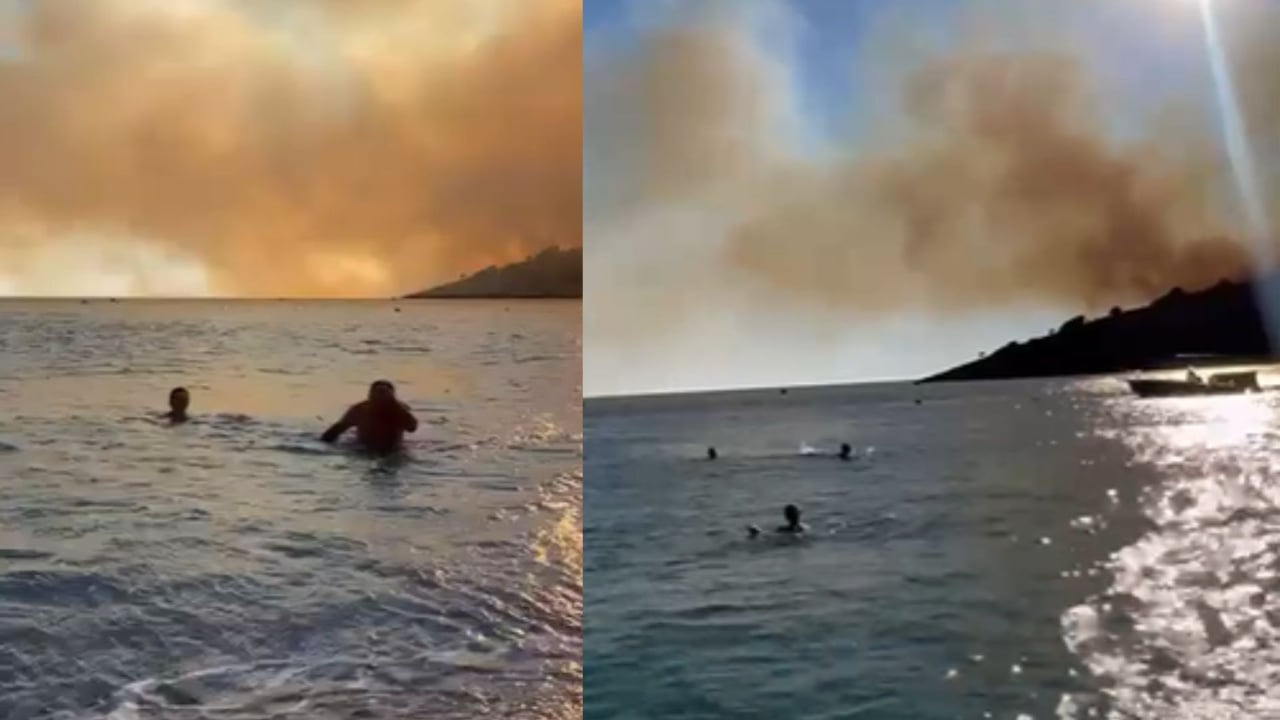 Video  Pushuesit lahen mes flakëve dhe tymit në Llaman  zjarrfikëset ende në luftë me zjarrin