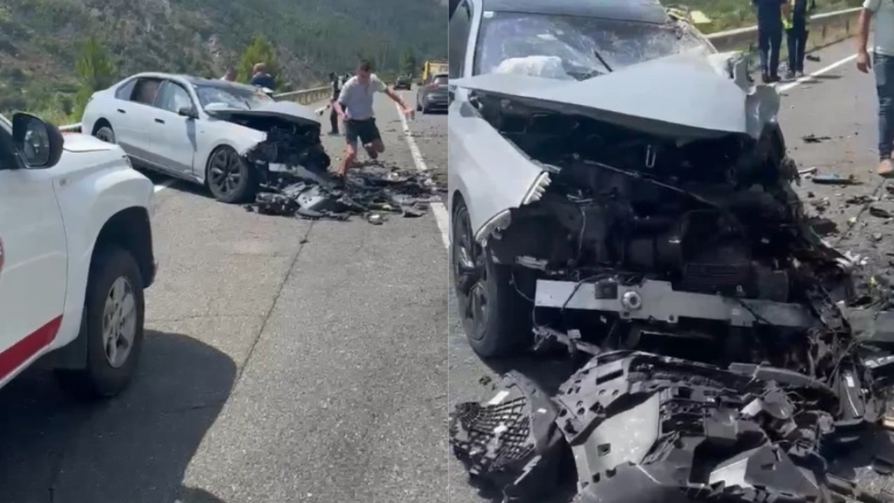 Aksident në aksin Milot Rrëshen  automjeti përplaset me kamionin  katër të plagosur