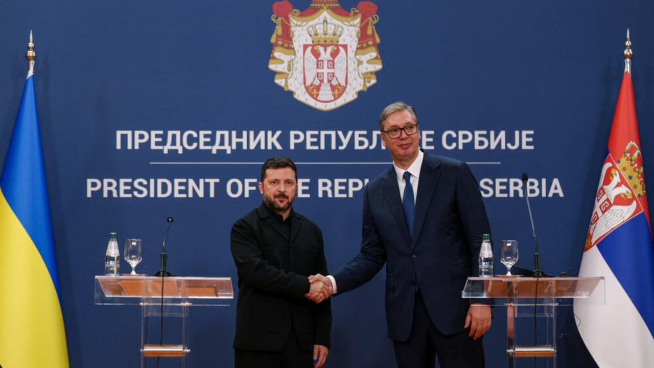 “Politika e Ukrainës, e njëjtë”/ Zelensky takim me Vuçiçin, s’ndryshon qëndrim: Nuk do ta njohim Kosovën