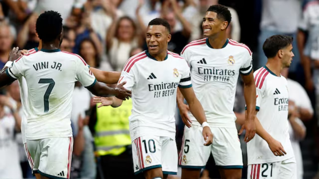 Real Madrid “shkatërron” Malagën në Bernabeu, spektakël me 4 gola! Bellingham dhe Mbappe ndezin mbrëmjen