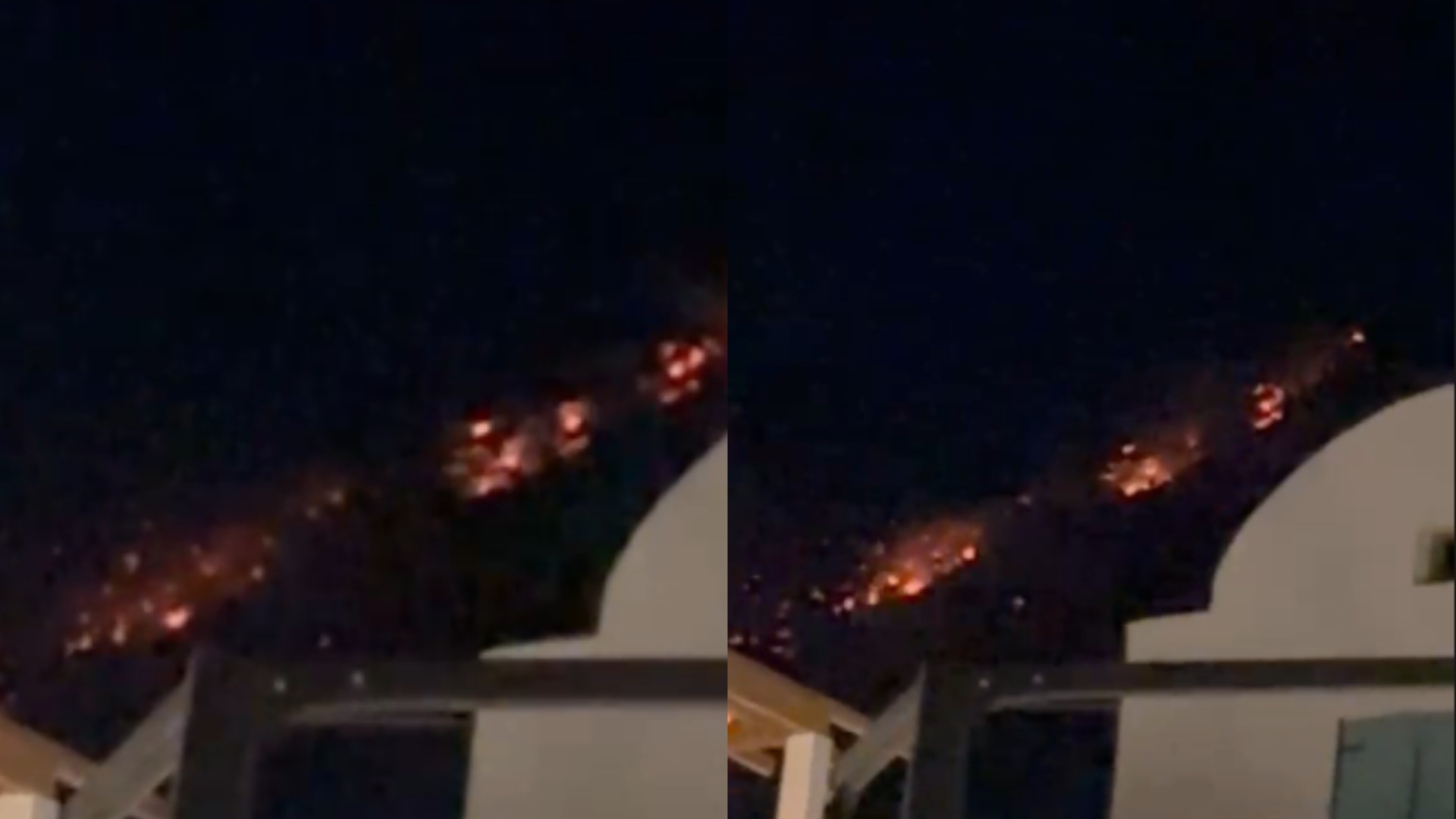 Zjarri në Malin e Çikës, flakët afrohen kërcënueshëm drejt fshatit turistik të Dhërmiut