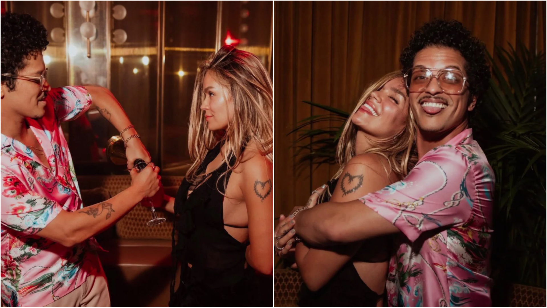 Foto  Bruno Mars në lidhje me Karol G  Artistët festojnë bashkëpunimin e tyre  fansat dyshojnë për më shumë