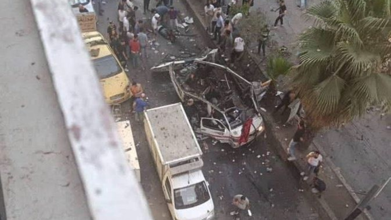 Video  Shpërthim në një minibus pranë Damaskut  dy të vdekur dhe 13 të plagosur