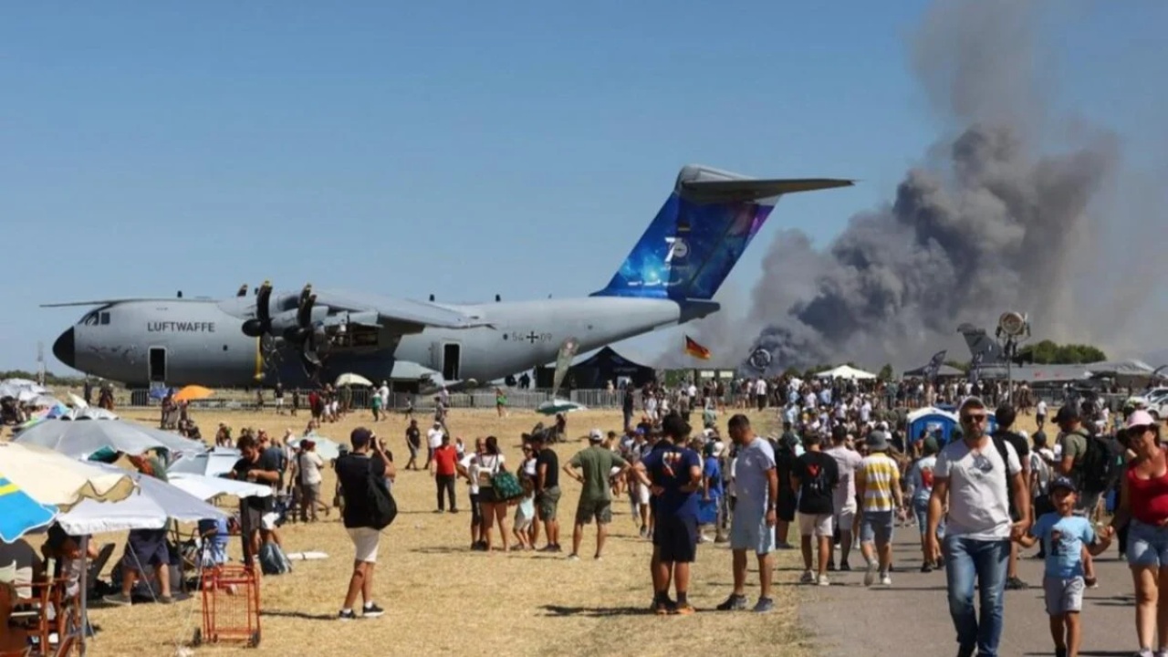 Rrëzimi i avioni luftarak ‘Phantom’ në Greqi gjatë shfaqjes ajrore në Tanagra, humbin jetën dy pilotët