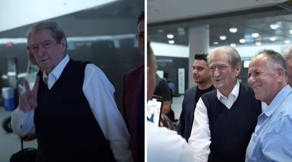  Përtej oqeanit   Berisha mbërrin në SHBA  kreu i PD publikon pamjet nga pritja në aeroport