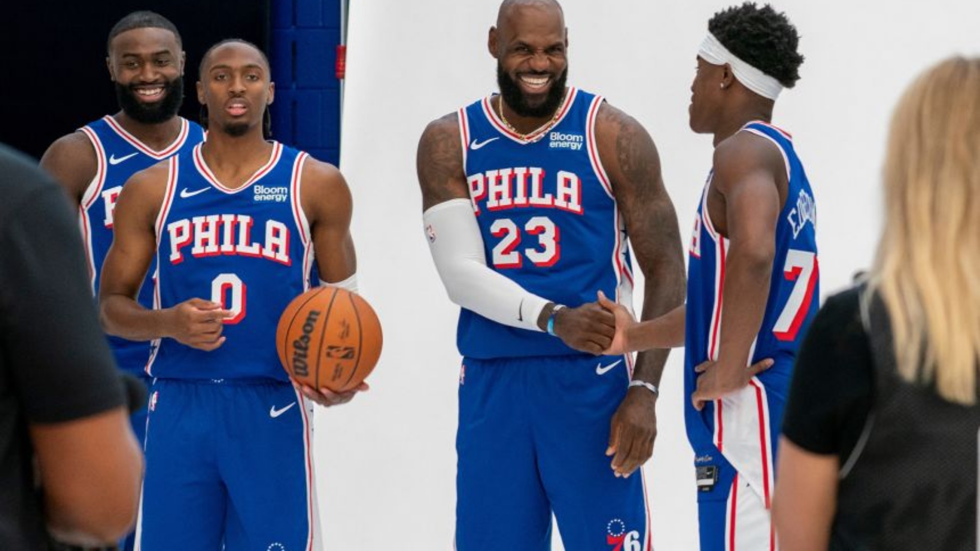 NBA  LeBron James  fotot e para me Philadelphia 76ers  por zbulon  Do të kisha shkuar te New York Knicks  nëse nuk do kishte fituar