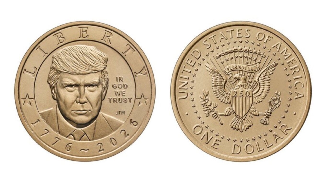 SHBA nxjerr monedhën me portretin e Trumpit  kundërshtime dhe polemika për dizajnin