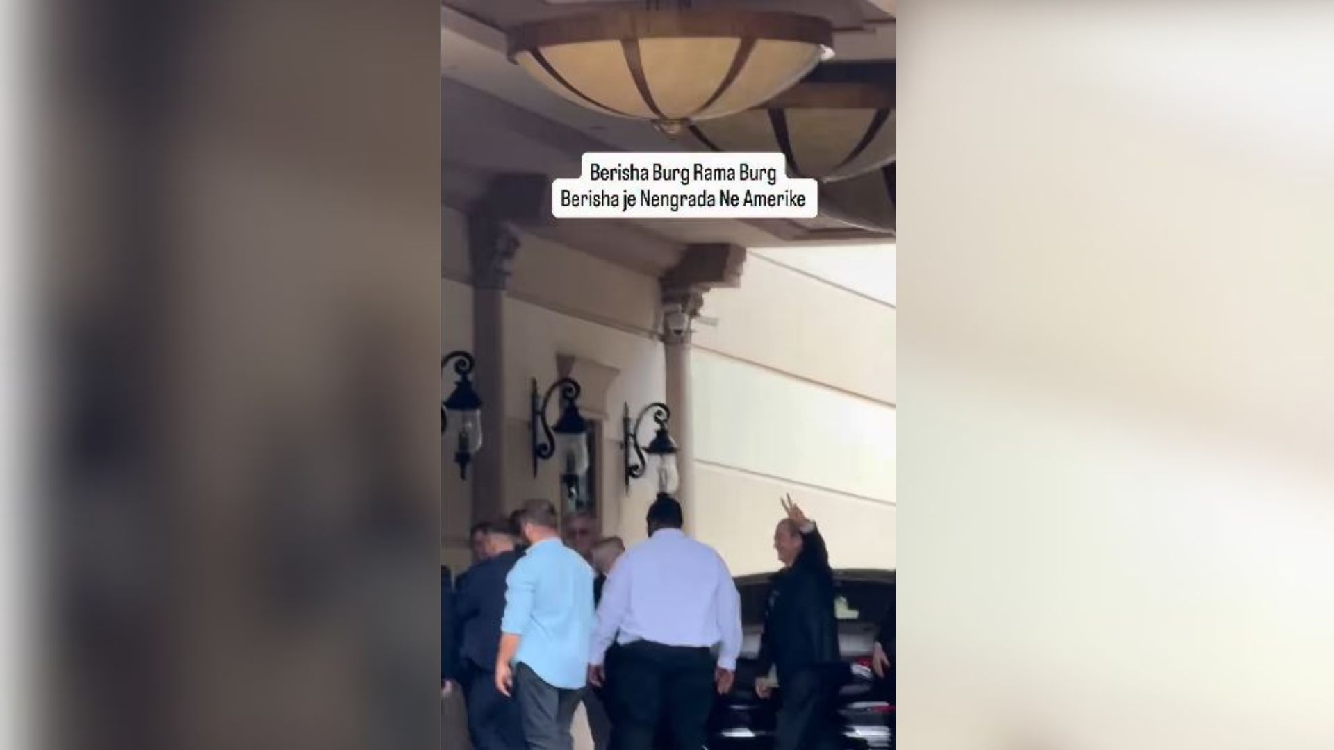 VIDEO/ “Berisha n’burg”, protestë jo vetëm në Tiranë, kryedemokrati pritet me thirrje kundër tij para takimit me diasporën në New Jersey
