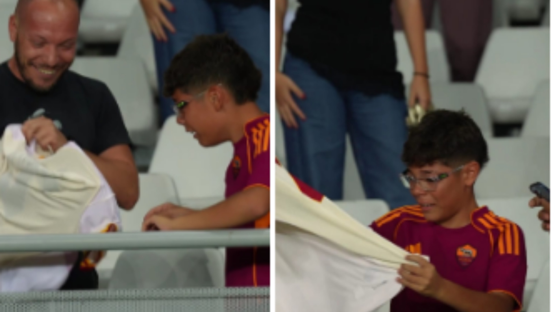 Video  Dybala i dhuron tifozit të vogël fanellën e ndeshjes  ai nuk i mbajti dot lotët