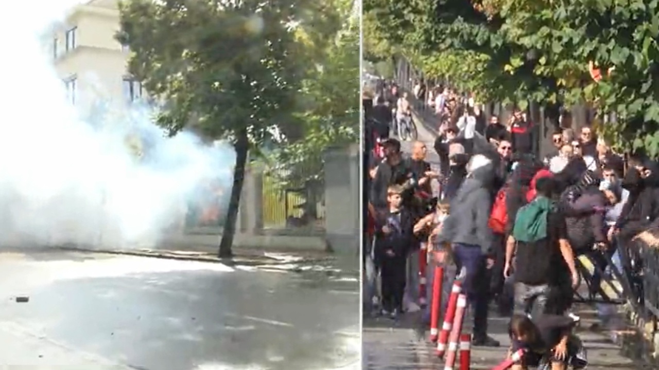 LIVE/ Dita e tretë e protestës studentore! Përshkallëzohet situata përpara Ministrisë së Arsimit, policia zmbraps protestuesit me ujë e gaz