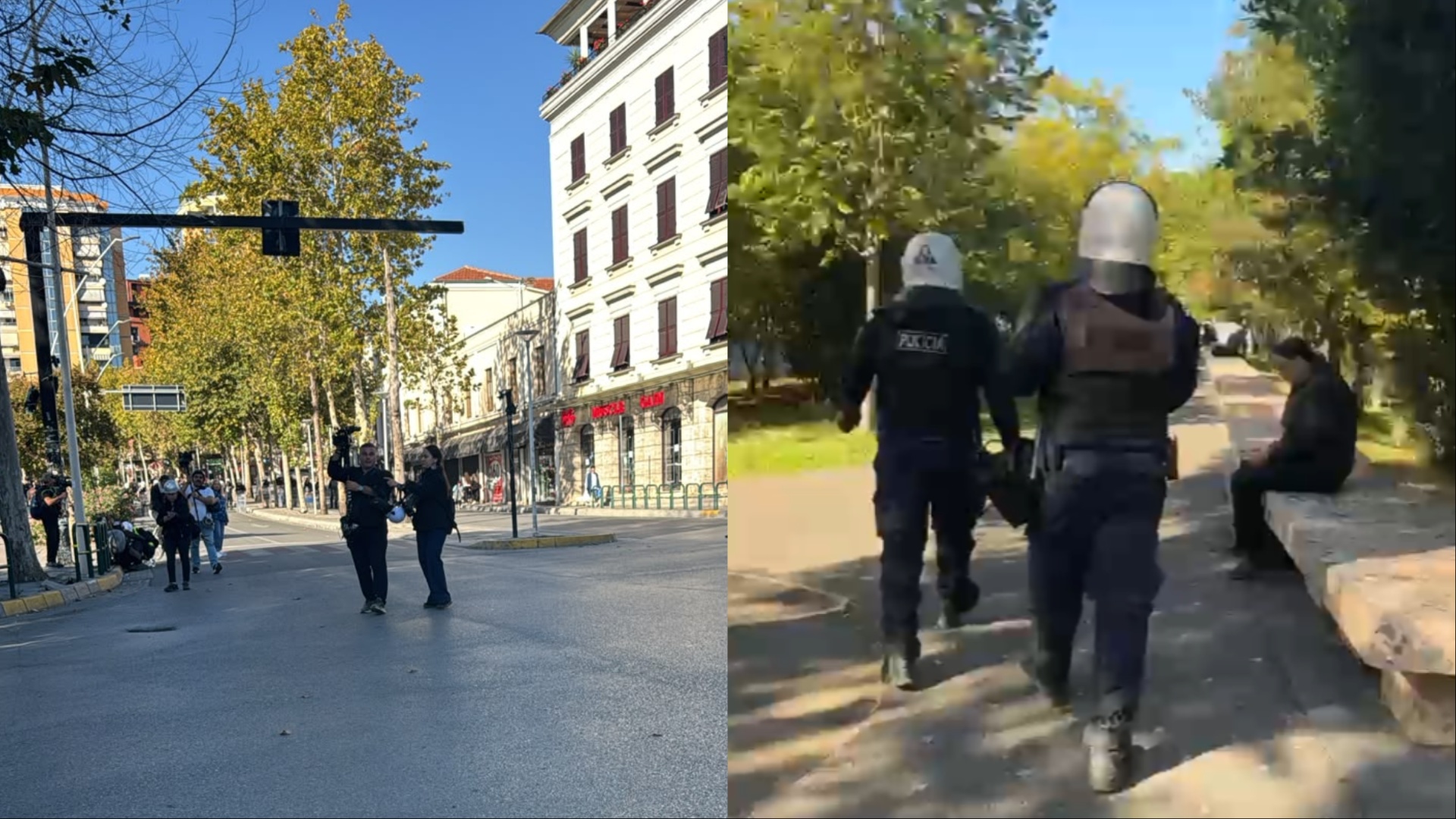 Çfarë po ndodh në Tiranë  Bie  qetësia   policia nuk gjen dot grupimet e protestuesve