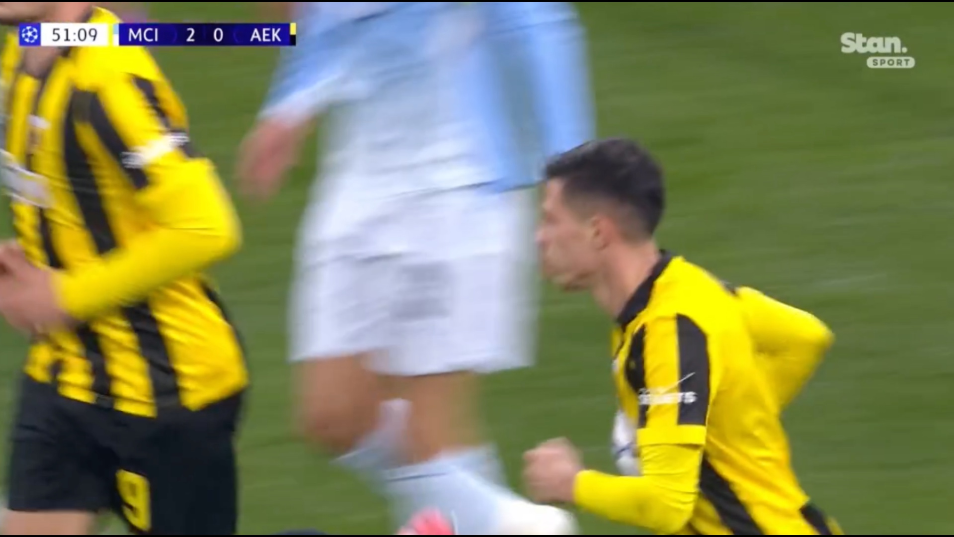 VIDEO  Mbrojtësi i Kombëtares lë gjurmë në Champions  shënon në sfidën ndaj Manchester City