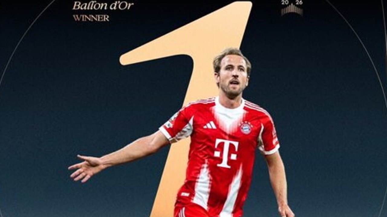Foto nga burimi: “Ky çmim është edhe për ty!” Harry Kane përlotet me dedikimin për gruan pas triumfit në Topin e Artë