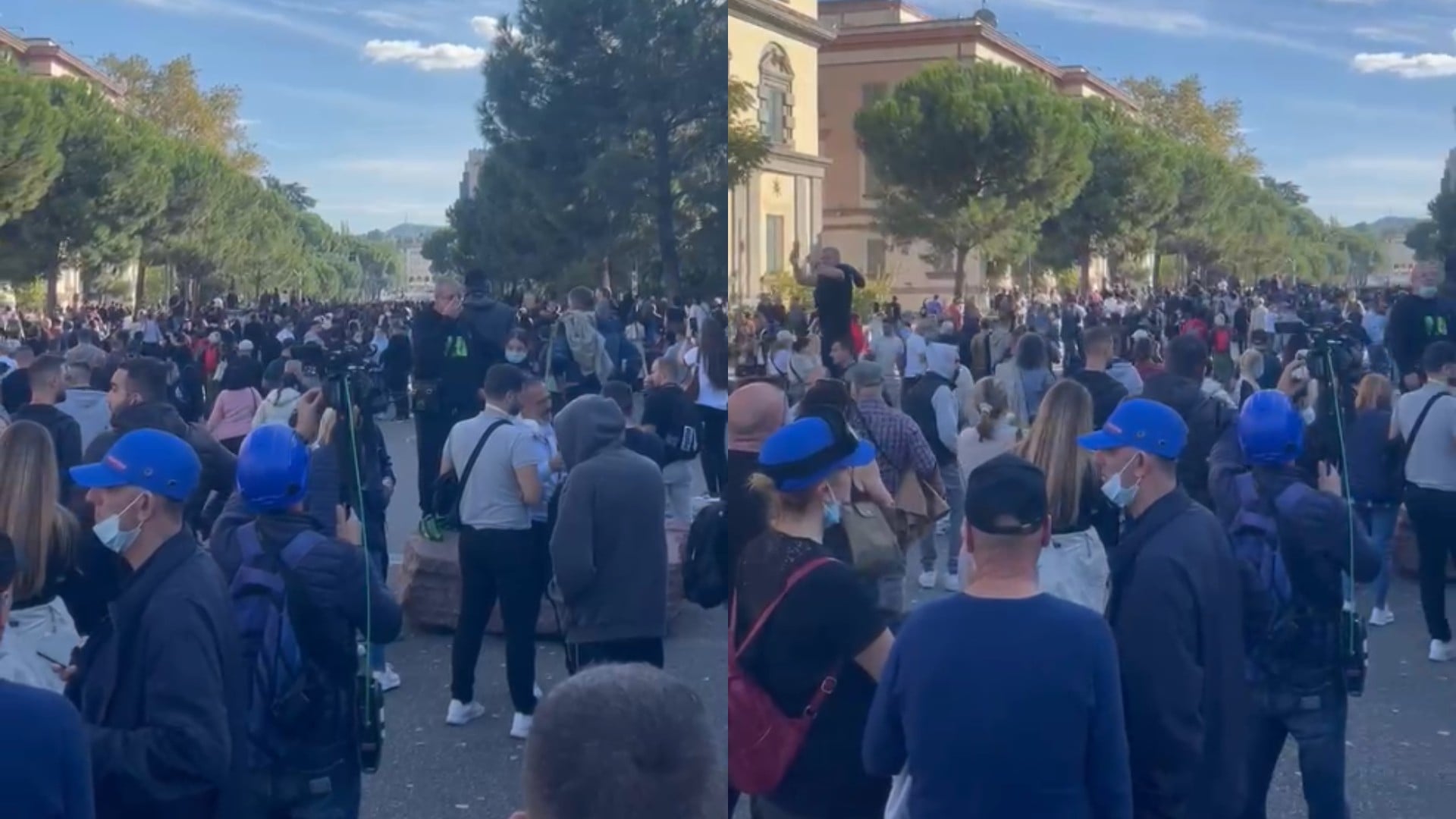 Protestuesit nisin marshimin drejt Kryeministrisë  pritet sërish përballje me policinë