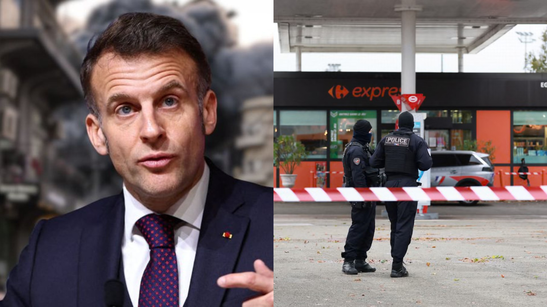 Macron pas sulmit pranë Parisit: “Pikë kthese për Francën, ishte sulm terrorist racist”