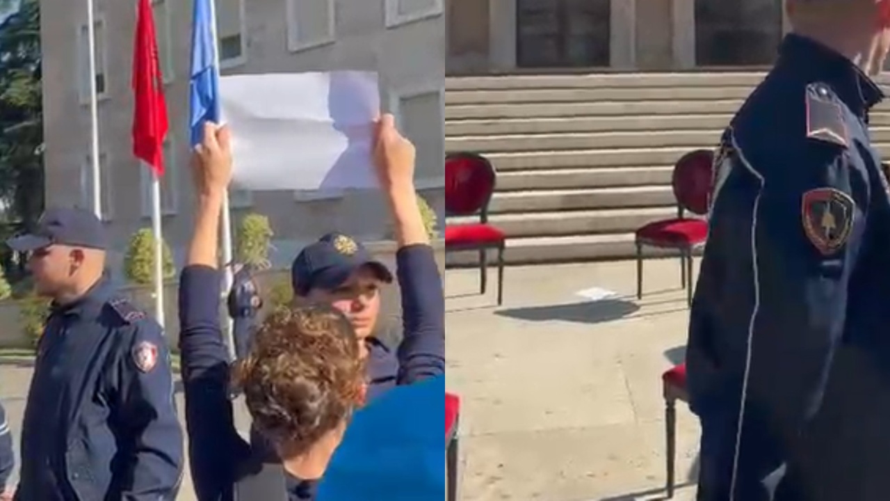 Studentët kalojnë para karrigeve për dialog  grisin letrat e vëna nga Rama dhe përballen me drejtoreshën e MIA s