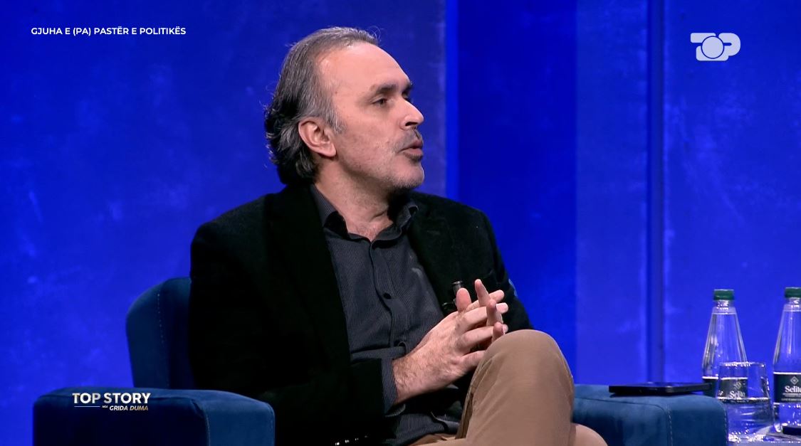 Foto nga burimi: “Liderit nuk interesohet për të qeverisur realisht”, Ergys Mërtiri në “Top Story”: Synon të menaxhojë turmën dhe ta manipulojë