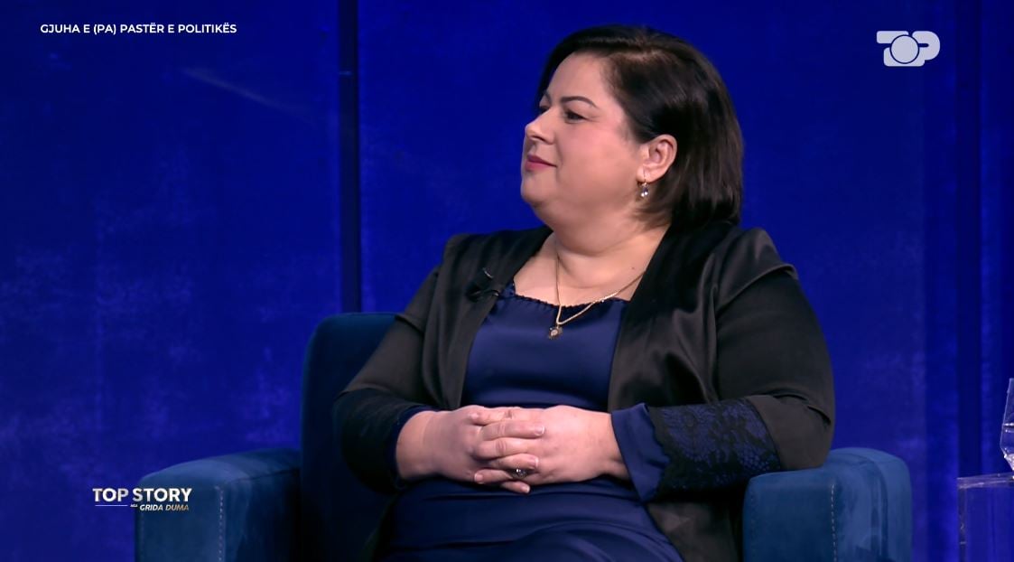 Foto nga burimi: “Në politikë duhen profesionistë”, pedagogia Elena Kocaqi në “Top Story”: Tregu politik nuk preferon nivele specialistësh, por anon nga aventura
