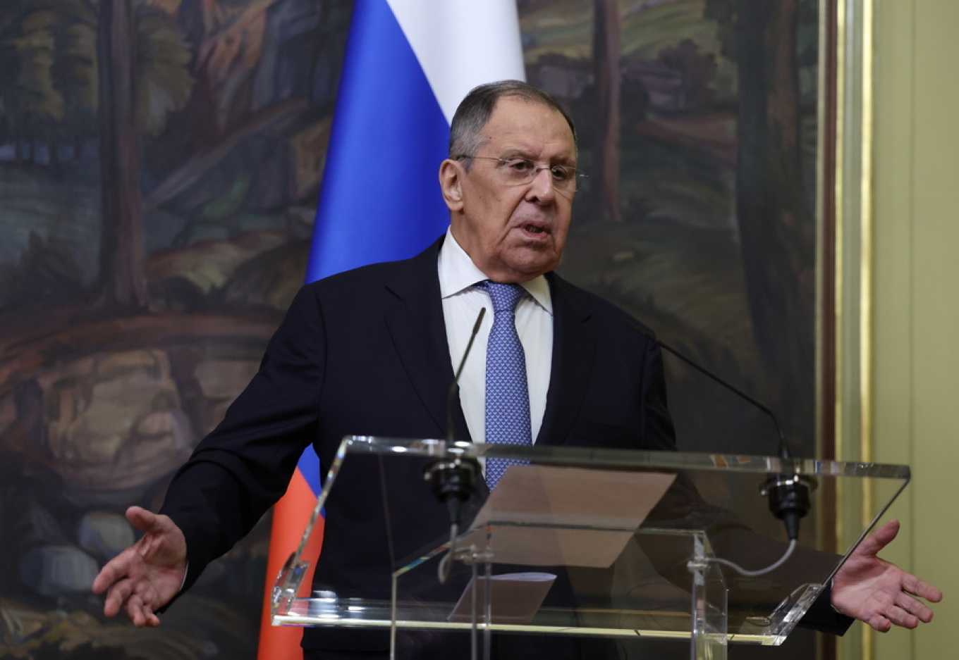 Foto nga burimi: Lavrov paralajmëron përshkallëzim të luftës në Ukrainë, akuzon Evropën se kërkon rol në negociata